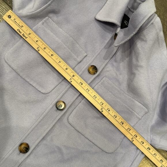 Rails Women's Connie Shirt Jacket Lilac Size M - Picture 6 of 10